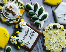 Load image into Gallery viewer, Lemon theme Confirmation / Communion / Baptism cookies