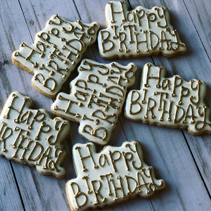 Teacups Birthday Theme Cookies