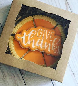 Thanksgiving Pie cookies gift