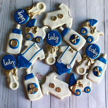Load image into Gallery viewer, Boy Baby shower cookies