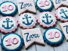 Load image into Gallery viewer, Nautical theme Cookies