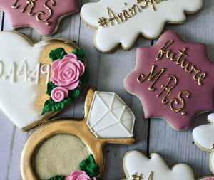 Bridal shower cookies