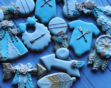 Load image into Gallery viewer, Baby shower Boho cookies