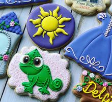 Load image into Gallery viewer, Rapunzel Princess Cookies