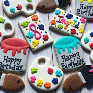 Paint Art theme set Cookies