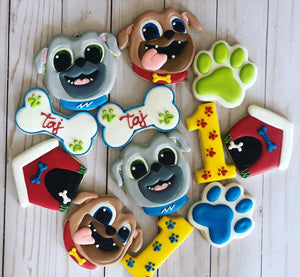 Puppy dog theme Cookies