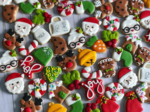 Mini Christmas Cookies- 2 DOZEN