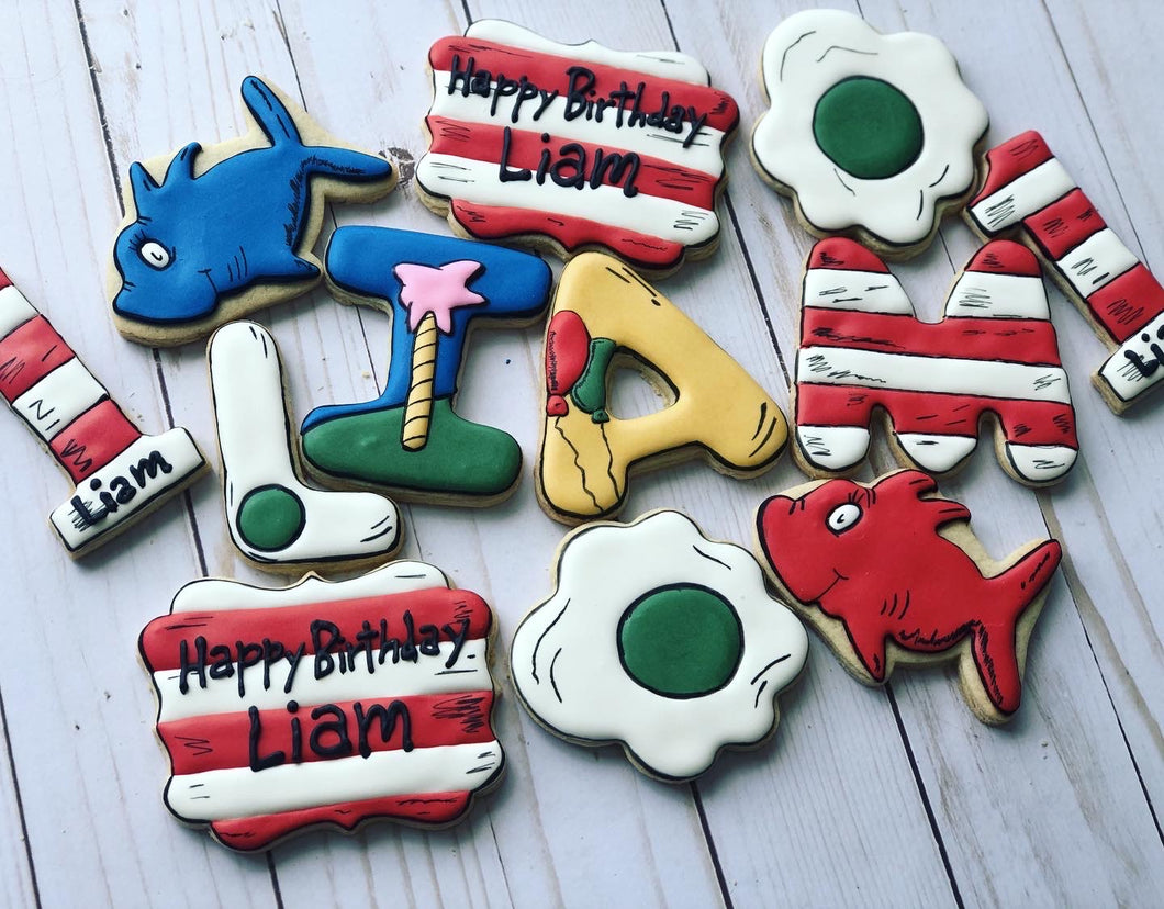 Dr. Seuss theme Cookies