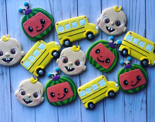 Cocomelon Theme Cookies