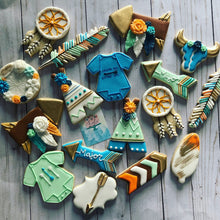 Load image into Gallery viewer, Baby shower Boho cookies
