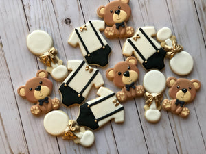 Bear Baby shower cookies