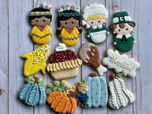 Load image into Gallery viewer, Thanksgiving theme Cookies