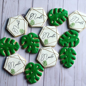 Tropical Birthday theme Cookies