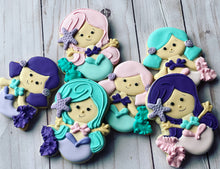 Load image into Gallery viewer, Mermaid theme Cookies