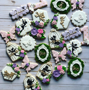 Garden Fairy Theme Cookies