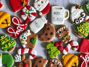 Mini Christmas Cookies- 2 DOZEN