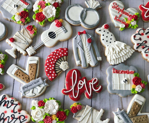 Flamenco Wedding cookies