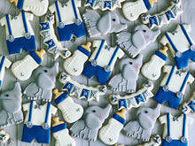 Load image into Gallery viewer, Elephant theme Baby shower cookies