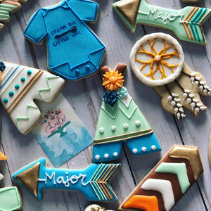 Baby shower Boho cookies – Luli Sweet Shop