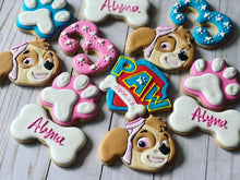 Load image into Gallery viewer, Paw patrol girl theme Cookies