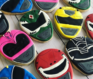 Power Rangers Theme Cookies