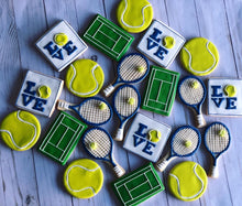 Load image into Gallery viewer, Tennis theme cookies