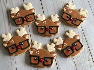 Reindeer Christmas Cookie