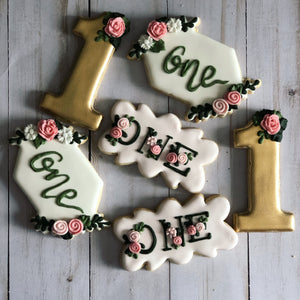 One year old Theme Cookies