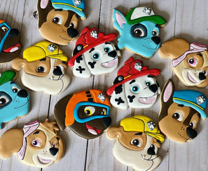 Paw patrol characters Cookies