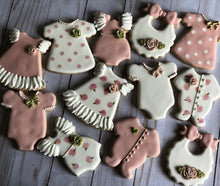 Load image into Gallery viewer, Girl Baby shower cookies