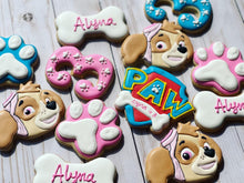 Load image into Gallery viewer, Paw patrol girl theme Cookies