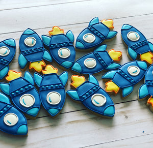Cohetes theme Cookies
