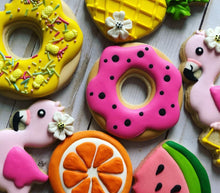 Load image into Gallery viewer, Tropical Summer theme Cookies