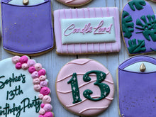 Load image into Gallery viewer, Candle Party Birthday Theme Cookies