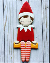 Load image into Gallery viewer, Elf on the shelf Christmas Cookies gift set