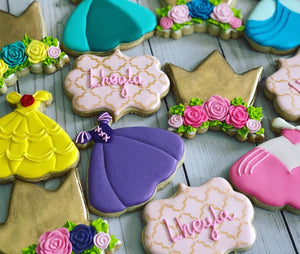 Princess Dresses Cookies