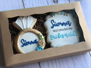 Bridesmaids cookies gift