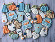 Load image into Gallery viewer, Autumn Baby shower cookies