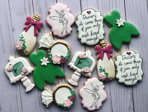 Thinker bell Princess Cookies