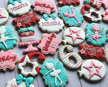 Load image into Gallery viewer, Ballerina American doll Cookies