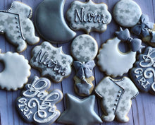Load image into Gallery viewer, Baby shower cookies