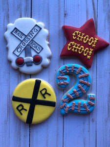 Train Theme Cookies