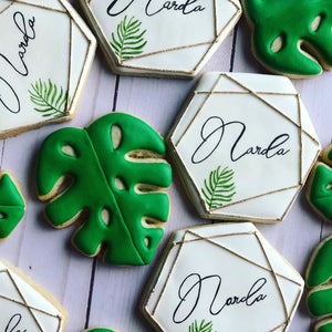 Tropical Birthday theme Cookies