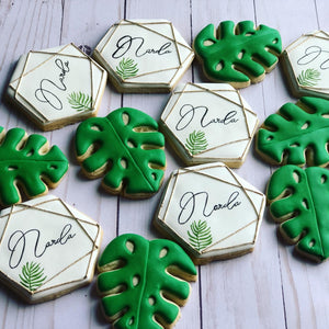 Tropical Birthday theme Cookies