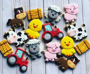 Farm Animal Cookies