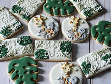 Load image into Gallery viewer, Safari Animal baby shower Cookies