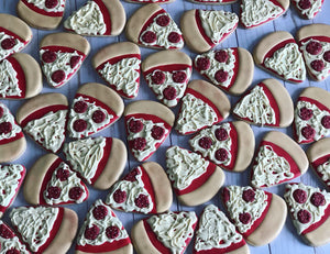 Pizza Party Theme Cookies