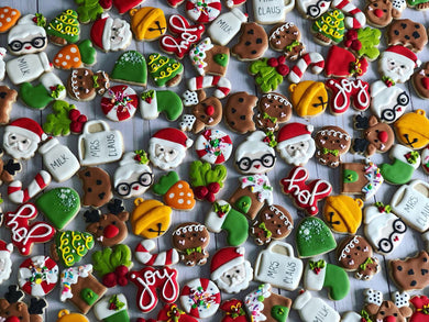 Mini Christmas Cookies- 2 DOZEN