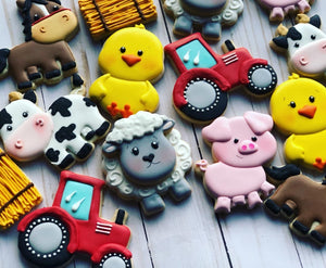 Farm Animal Cookies