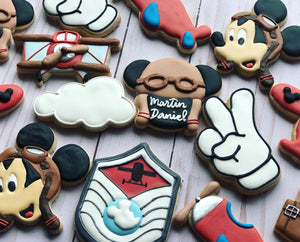 Mickey pilot theme cookies